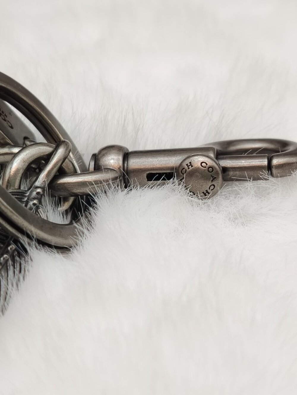 Coach Stegosaurus Steggy Rexy key Fob Bag Charm Keychain - Picture 7 of 9